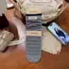 Calcetines de mujer hasta la pantorrilla estilo ballet, calcetines de algodón para primavera y otoño, estilo coreano y japonés, color liso, encaje, moño coqueto, calcetines apilados