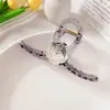 Presilha de Cabelo Fofa de Tubarão Cor de Gelatina Acessório Versátil para Cabelo para Mulheres Pente para Coque Pinça para Parte de Trás da Cabeça