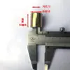 Diámetro Interior M10M12, Diámetro Exterior 18, Casquillo de Eje para Vehículo Eléctrico, Casquillo de Tubo Hueco para Eje Delantero de Motocicleta Eléctrica