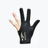 Guantes de Tres Dedos Específicos para Billar, Sala de Billar, Guantes de Billar, Guantes sin Dedos Izquierdo y Derecho para Hombres de Billar