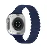 Adecuado para Apple Watch con Correa Magnética de Bambú y Silicona Correa iWatch S9Ultra1-8 Generación Procesamiento Personalización