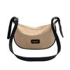 Bolso Casual con Texto Estilo Coreano para Mujer 2024 Nuevo Bolso Cruzado Simple para el Trabajo Bolso de Hombro de Moda Estilo Bollo