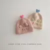 Gorro de Bebé Otoño e Invierno Cálido Engrosado de Punto para Niños y Niñas Bebé Lindo Dibujo Animado Resistente al Viento de Lana