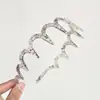 Diadema de Dientes Estilo Coreano para Mujer, Versátil para Lavarse la Cara, Pinza para el Cabello de Moda, Diadema de Gafas en Forma de U