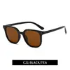 Nuevas Gafas de Sol de Moda Más Vendidas con Montura Ovalada de Gama Alta Estilo Ins con Protección UV Tr Gafas de Sol Polarizadas