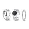 Europa y Estados Unidos anillo de viento frío transfronterizo nuevo anillo de dedo de comida conjunto de tres piezas viento ins para mujer moda personalidad anillo moderno