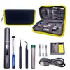 Kit de Ferro de Solda DIY 11 Peças 21350 Bateria de Lítio 1400mAh Ferro de Solda Recarregável 8-10W Ferro de Solda para Soldagem