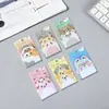 Paquete Combinado de Notas Adhesivas de Animales de Dibujos Animados con Manchas, Adhesivos de Notas Adhesivas Multicapa con Forma Especial de Alto Valor con Fuerte Adhesividad, Memo para Estudiantes