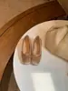 Otoño 2026 Nuevo Estilo Coreano Simple Elegante Punta Cuadrada Tacón de Cuña de Terciopelo con Moño Poco Profundo Zapatos Mary Jane para Todas las Estaciones