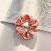 Scrunchie Fofo Estilo JK Acadêmico Coreano, Elástico de Cabelo para Meninas, Acessório de Cabelo