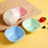 Prato Criativo Quadrado Transfronteiriço para Temperos Tigela Doméstica de Molho PP Tigela de Sobremesa Utensílio de Mesa para Hot Pot de Autoatendimento Tigela Espessa para Molho