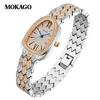 Relógio Feminino MOKAGO Novo Luxo Leve Totalmente Cravejado Cabeça de Cobra Relógio de Quartzo À Prova d'Água Nicho Retro Escala Moda Relógio de Pulso