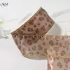 Fita de Organza Estampada em Formato de Coração, Embalagem de Bolo de Flores, Acessórios de Cabelo DIY, Laço, Acessórios de Chiffon de Organza, Fita