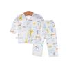 Comércio Exterior Europa e Estados Unidos Recém-nascido de duas peças Placenta Lace-up Roupas de bebê Fechado virilha bebê de duas peças Amazon 821041
