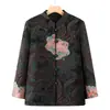 Ropa Nueva de Otoño para Mujeres de Mediana Edad y Mayores, Chaqueta de Primavera y Otoño para Abuela, Traje Tang para Señoras Mayores, Blusas de Otoño para Mujeres Mayores