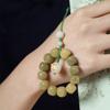 Anillo rosario Bodhi Wenwan, cadena para teléfono móvil, cordón de carbón con garra de gato, colgante para teléfono móvil, pequeño y fresco plato Bodhi, accesorios de juego