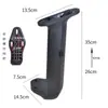 Silla de Oficina Reposabrazos Negro Superficie del Reposabrazos Soporte del Reposabrazos Cubierta del Reposabrazos de Silla Giratoria Accesorios Silla Celebridad de Internet Silla de Ocio Reposabrazos Plástico