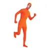 Fantasia Cosplay de Halloween Homem Invisível Ninja Macacão Rosto Revelado Roupas Pretas Roupas Invisíveis Traje de Performance Fantasia de Performance