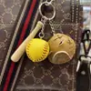 Llavero Colgante Mini Béisbol Transfronterizo Accesorios Deportivos Casuales Softbol Béisbol Pequeños Accesorios Fabricante de Manualidades
