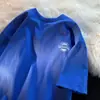 Camiseta masculina branca de algodão puro, manga curta, nova marca da moda verão 2026, corte solto, camiseta casual gola redonda para homens