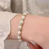 Pulsera para Mujer con Perlas y Cuentas de Amazon Transfronteriza, Pulsera de Lujo Ligero de Moda para el Trabajo, Regalo de Vacaciones