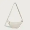 Bolso Croissant de Gama Alta de Nicho Modelo Nuevo 2026 Bolso de Hombro Texturizado Moda Retro Bolso Dumpling Bolso de Hombro de Cuero Genuino para Mujer