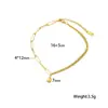 Collar de cadena de cuentas redondas con costuras transfronterizas europeas y americanas, de acero de titanio sin color, para mujer, sencillo, de alta gama, con cadena de clavícula de nicho.