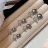 Pendientes de Clip de Oreja de Silicona Estilo Perla Shijia Zhengyuan Fiebre Mismo Estilo Versátiles de Gama Alta Lujo Accesible Mismo Estilo Xiaohongshu