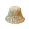Sombrero de Pescador Pequeño de Doble Cara con Visera para Mujer Verano Protección Solar Calado Delgado Transpirable Sombrero de Sol Sombrero de Cubo Moderno