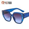 Nuevas Gafas de Sol de Color de Contraste 6611 Gafas de Sol para Hombre y Mujer Moda Europea y Americana Color Gafas Transfronterizas Venta al por Mayor