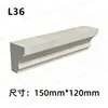 Componentes GRC Coluna Romana Relevo Cerâmica Expandida Linhas Linhas de Espuma EPS Linhas Decorativas de Parede Externa Contornos de Janela Suportes de Viga