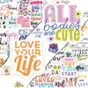 50 Adesivos Graffiti Aba de Compra Direta Transfronteiriça para Guitarra, Caderno, Skate, Decoração de Capacete, Adesivos Impermeáveis Cartoon DIY