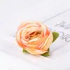 Flores Artificiales de Rosa para Uso en Bodas, Flores Falsas Realistas de Gama Alta con Rizo para Decorar Muros de Flores y Escenas de Boda