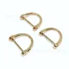 Fivela de Carabiner Ferradura de Liga de Zinco Personalizada de Fábrica 17mm18mm19mm21mm23mm Fivela D Metálica Pingente de Bolsa