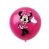 Suministros para Fiestas Temáticas de Minnie Transfronterizos Vasos de Papel Desechables, Servilletas de Papel, Platos de Papel, Manteles, Globos
