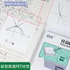 Shushengji Macaron Criativo Expansível Notas Adesivas Não Bloqueantes Transparentes Dobráveis Rasgáveis Adesivas