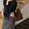 Bolso de Hombro Acolchado con Bordado de Moda con una Cadena Pequeña Estilo Chanel, Elegante Bolso Casual de Gran Capacidad para el Trabajo y el Uso Diario