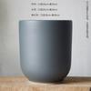 Jingdezhen Macetas de Cerámica Extra Grandes en Blanco y Negro Simples para Balcón Interior Piso Plantación Árbol del Dinero Planta Verde Plantas en Maceta