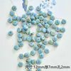 Cuentas de cerámica de 12 mm cuentas sueltas pulsera collar pendientes colgante tejido a mano material diy accesorios de joyería estudiante