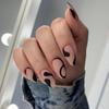 Uñas francesas europeas y americanas desmontables para usar, uñas postizas de comercio exterior transfronterizo, piezas de uñas de almendra, producto terminado al por mayor