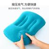 Almohada Inflable de Presión para Avión, Tren de Alta Velocidad, Viaje Largo en Coche, Cojín Lumbar, Viaje al Aire Libre, Estilo Camping, Almohada Portátil