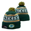 2026 Comercio Exterior Al por Mayor Nuevo Estilo Gorro de Punto con Pompón de Color Mixto, Gorro de Lana de Equipo de Fútbol, Jacquard de Doble Cara, Retro Artístico