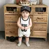 Ropa de Verano para Bebés, Ropa Fresca de una Pieza para Bebés de Pocos Meses, Chaleco Delgado sin Mangas, Ropa para Gatear al Aire Libre para el Verano