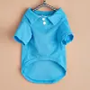 Camisa Polo de Color Sólido para Mascotas para Perros Pequeños Teddy, Bichón, Pomerania, Camiseta de Dos Patas con Cuello Campana, Ropa para Perros de Primavera y Verano al por Mayor