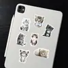 64 Piezas de PVC Transfronterizo Más Vendidos Lindas Pegatinas de Gatito Venta al por Mayor DIY Decoración para Funda de Teléfono Papelería Juego de Pegatinas Artículos Populares