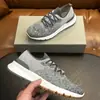 Tênis Casuais Masculinos de Malha Fly-Knit, Tênis Patchwork de Couro Fashion Cross-Border, Sapatos Versáteis Leves e Respiráveis para o Dia a Dia