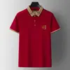 Bordado de verano nuevo manga corta para hombre camisa polo con bordado de solapa de negocios una generación de fresco transpirable