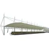 Toldo de estacionamiento con estructura de membrana, parasol para estación de carga de autos solares, refugio para autos exterior de membrana tensada PVDF