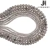 Jinghui Accesorios para joyería DIY Plata natural Corte Yao Cuentas redondas 2m-4m Pulsera de cristal semiacabada hecha a mano Cuentas sueltas