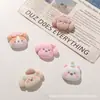 Otoño Dibujos Animados Lindo y Dulce Oso Resina Afelpado Parche DIY Accesorios para el Cabello Pasador Joyería Materiales al por Mayor
